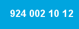 924 002 10 12